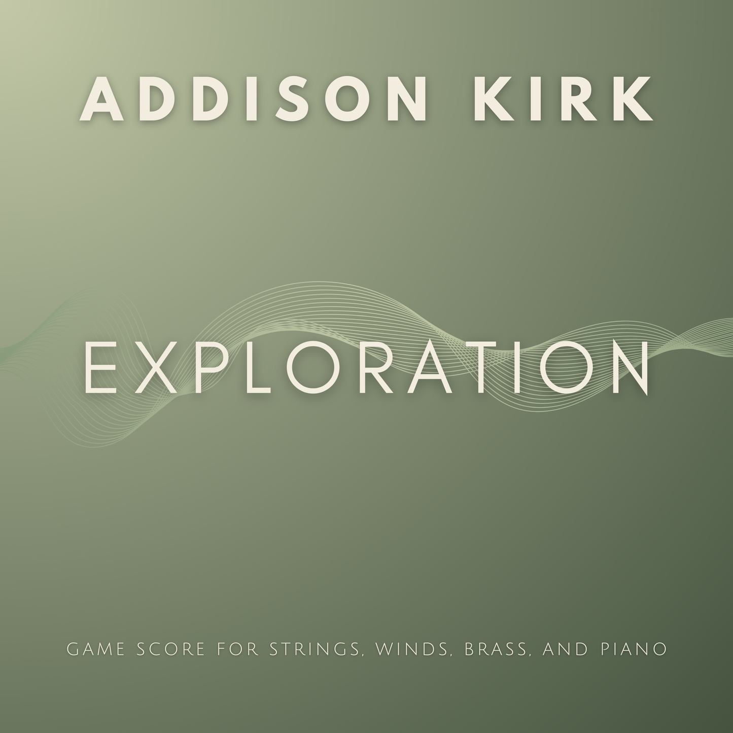 [Score & Parts] Exploration (Game Score for Winds, Strings, and Brass) by Addison Kirk