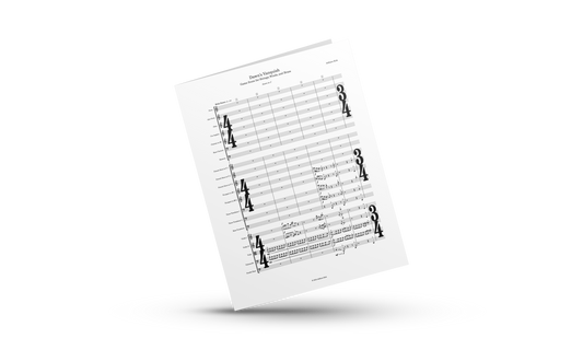 [Score & Parts] Dawn's Vanquish (Game Score for Winds, Strings, and Brass) by Addison Kirk